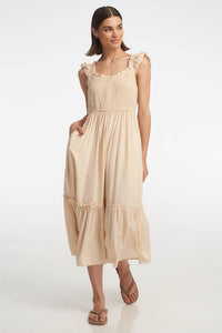 Delphia Maxi Dress / Vanilla