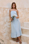 Joanne Maxi Dress / Sky Blossom