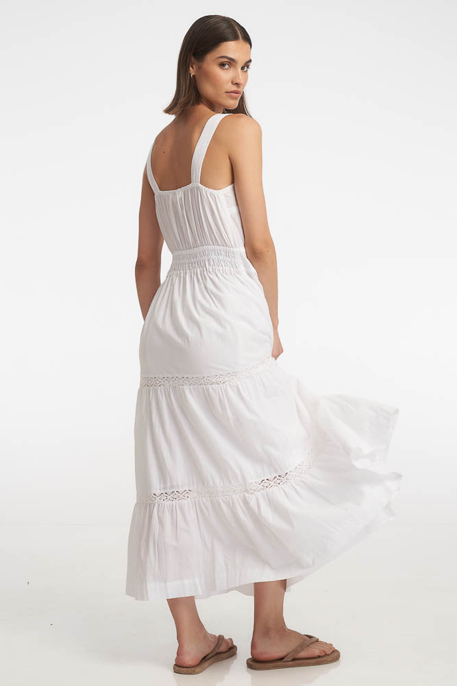 Josephine Maxi Dress / White