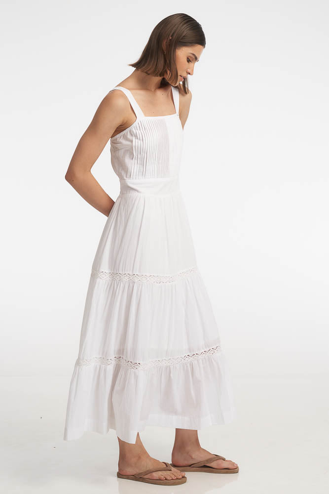 Josephine Maxi Dress / White