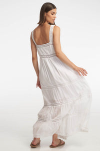 Megan Maxi Dress / White