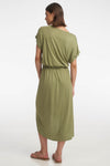 Nate  Midi Dress / Moss