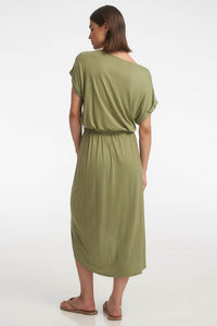 Nate  Midi Dress / Moss