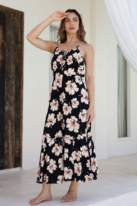 Beth Midi Dress / Hibiscus