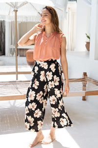 Carter 7/8 Pants / Hibiscus