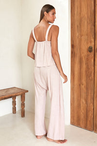 Dominique Long Pants / Rose