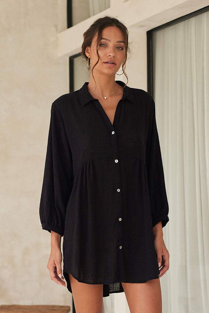 Dove Tunic / Black